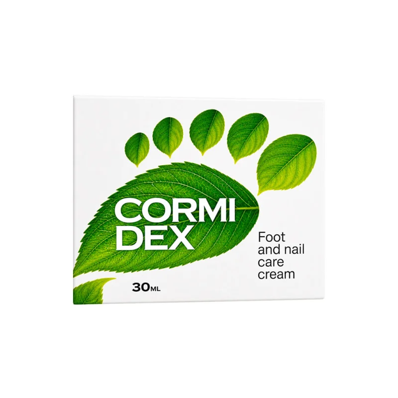 Cormidex Cream — картонная коробка крема для стоп, 30 мл